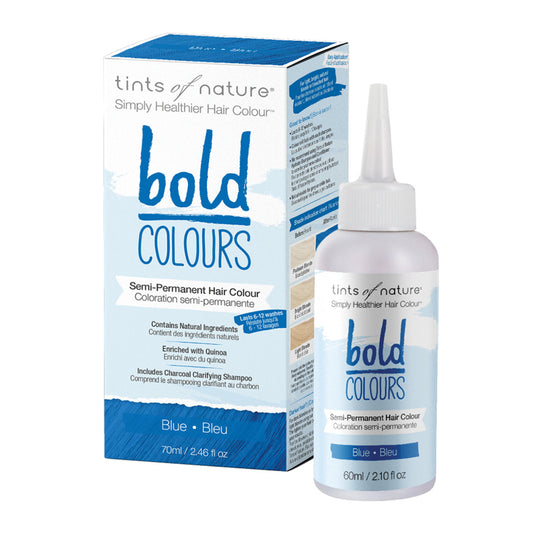 TINTS OF NATURE Bold Colours (Semi-Permanent Hair Colour) Blue 70ml