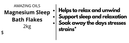 Magnesium Sleep Bath Flakes - With Lavender & Chamomile 2kg