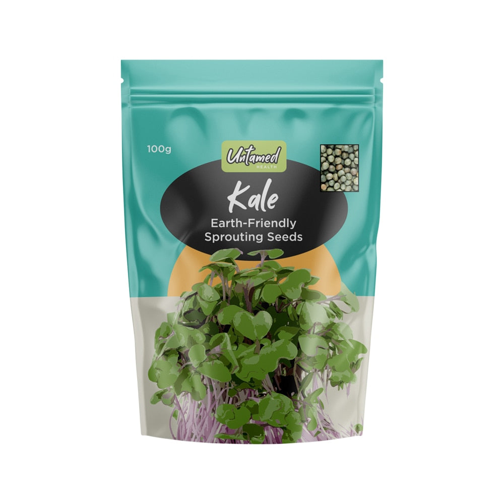 Untamed Health Earth-Friendly Sprouting Seeds Kale 100g