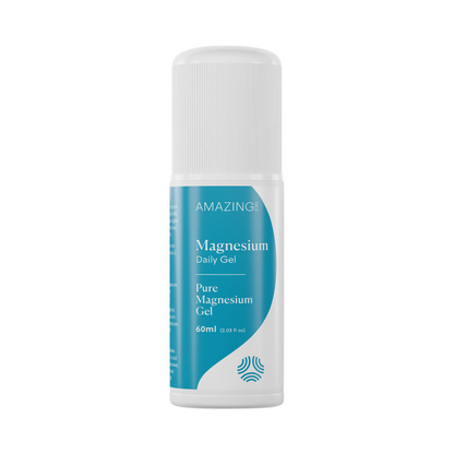 AMAZING OILS Magnesium Daily Gel - Pure Magnesium Gel Roll-On 60ml