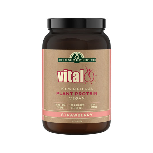 Martin & Pleasance Vital Protein 100% Natural Plant Based (Pea Protein Isolate) Strawberry 1kg
