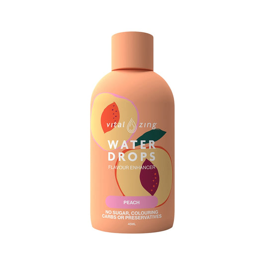 Vital Zing Water Drops (Flavour Enhancer with Stevia) Peach 45ml
