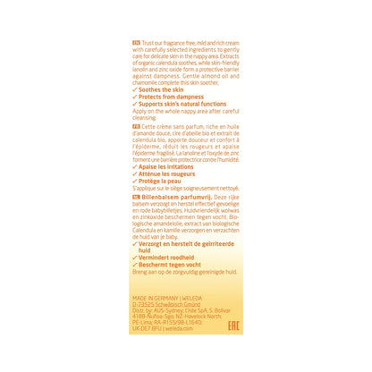 WELEDA BABY NAPPY CHANGE CREAM FRAGRANCE FREE 75ML