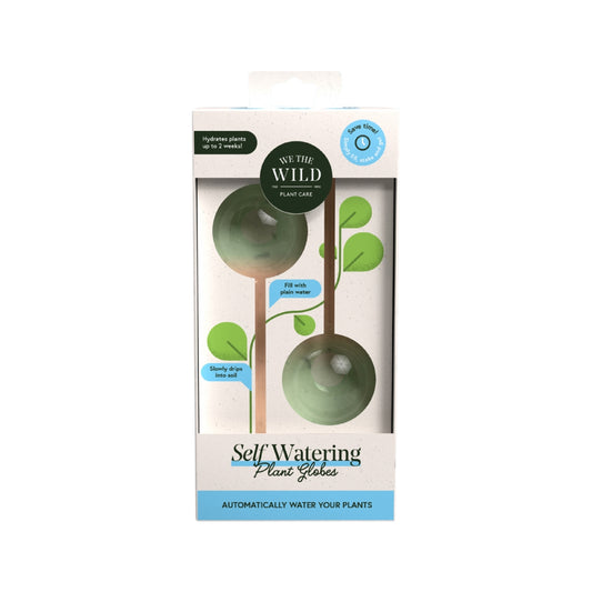 WE THE WILD SELF WATERING PLANT GLOBES 2 PACK