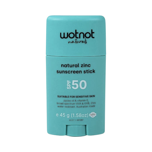 WOTNOT SUNSCREEN STICK NATURAL ZINC SPF50 45G
