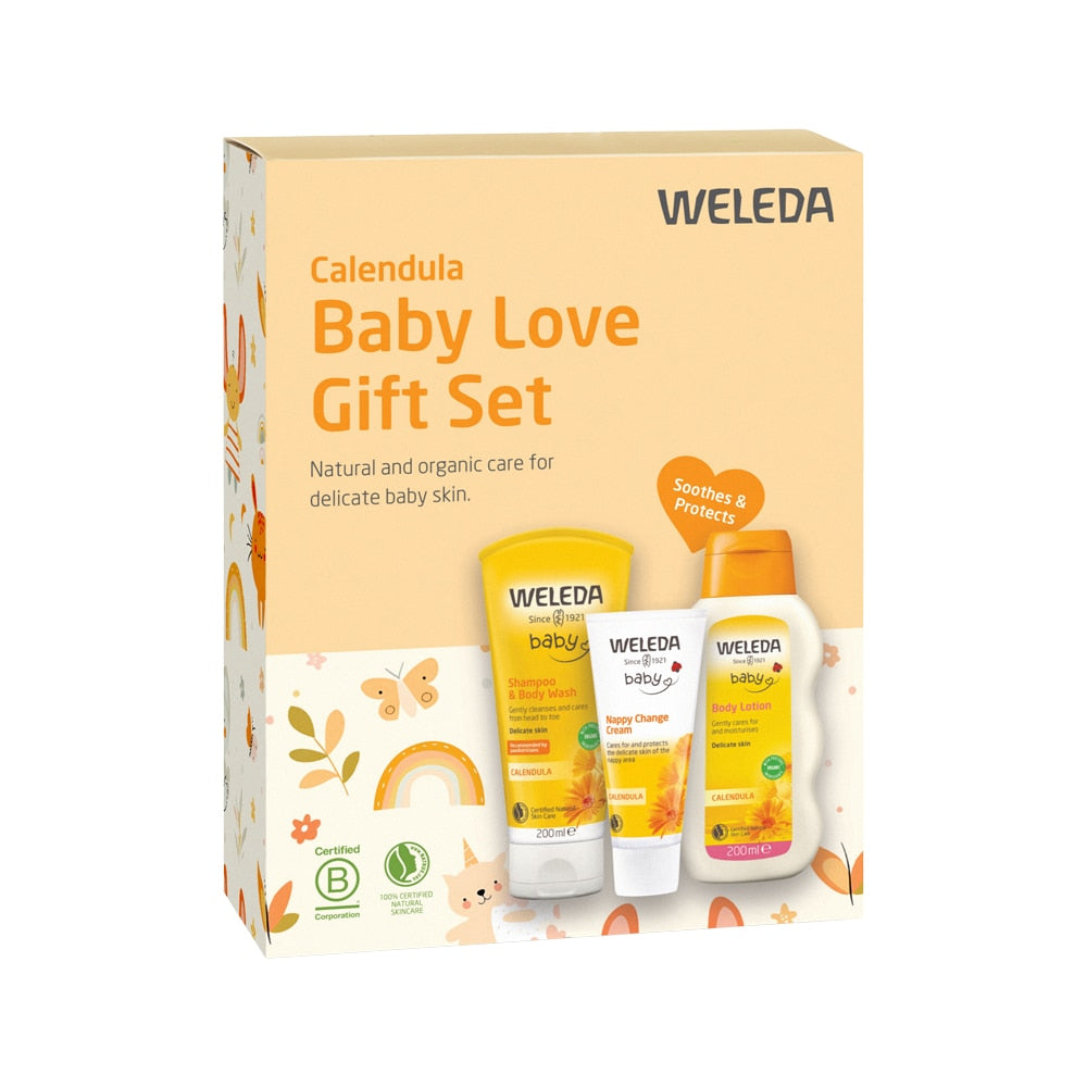 Weleda Baby Calendula Baby Love Gift Setx 3 Pack