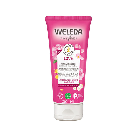 Weleda Aroma Shower Gel Love (Damascena Rose + Jasmine + Ylang Ylang) 200ml