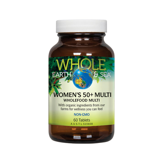 Whole Earth & Sea Women's 50+ Multi (Wholefood Multi) 60t