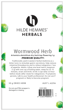 Hilde Hemmes Herbal's Herbal Tea Wormwood 50g