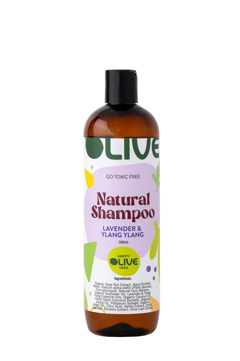 Natural Shampoo Lavender and Ylang Ylang (Non-Toxic, Sulphate-Free)