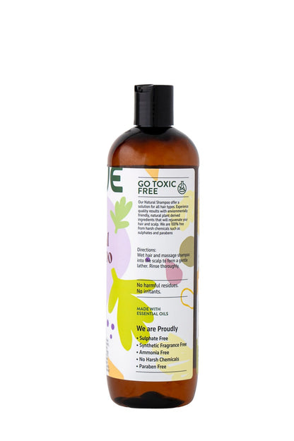 Natural Shampoo Lavender and Ylang Ylang (Non-Toxic, Sulphate-Free)