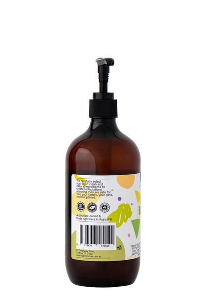 Natural Handwash Lemon Myrtle 500ml (Non-Toxic, Plant-Based, Essential Oils)
