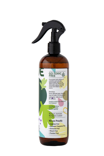 Mould Spray Pine Needle and Clove 500ml Non-Toxic, Bleach-Free, Probiotic Vinegar + High-Concentration Clove Oil