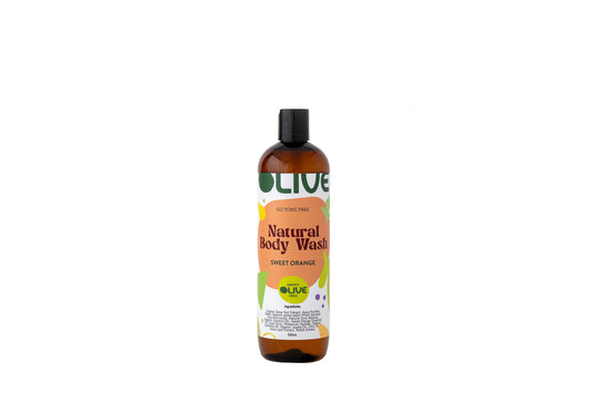 Body Wash Sweet Orange 500ml Non-Toxic, Plant-Based, Essential Oils