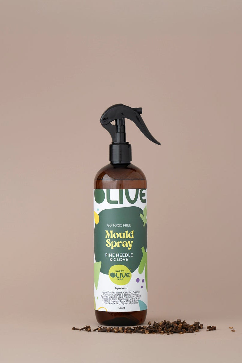 Mould Spray Pine Needle and Clove 500ml Non-Toxic, Bleach-Free, Probiotic Vinegar + High-Concentration Clove Oil