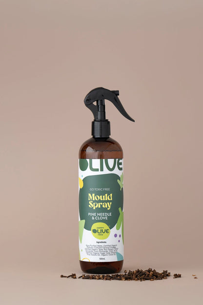 Mould Spray Pine Needle and Clove 500ml Non-Toxic, Bleach-Free, Probiotic Vinegar + High-Concentration Clove Oil