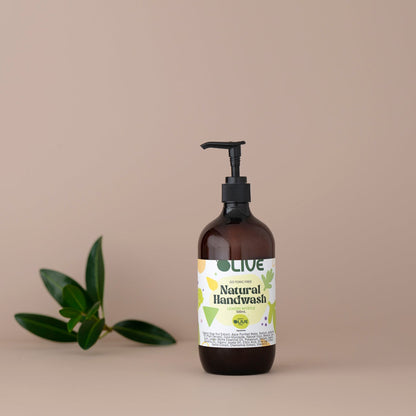 Natural Handwash Lemon Myrtle 500ml (Non-Toxic, Plant-Based, Essential Oils)