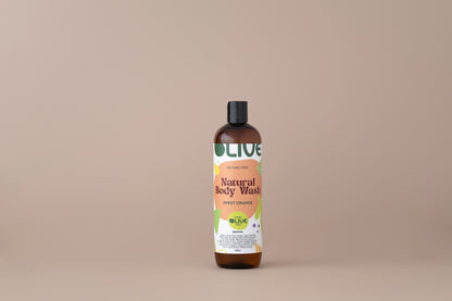 Body Wash Sweet Orange 500ml Non-Toxic, Plant-Based, Essential Oils