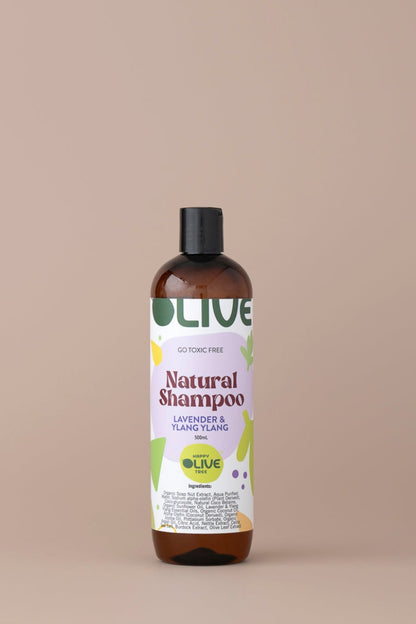 Natural Shampoo Lavender and Ylang Ylang (Non-Toxic, Sulphate-Free)