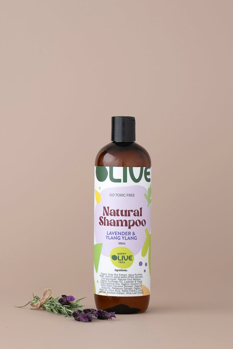 Natural Shampoo Lavender and Ylang Ylang (Non-Toxic, Sulphate-Free)