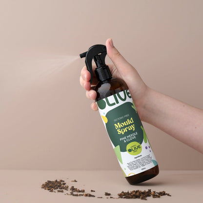 Mould Spray Pine Needle and Clove 500ml Non-Toxic, Bleach-Free, Probiotic Vinegar + High-Concentration Clove Oil