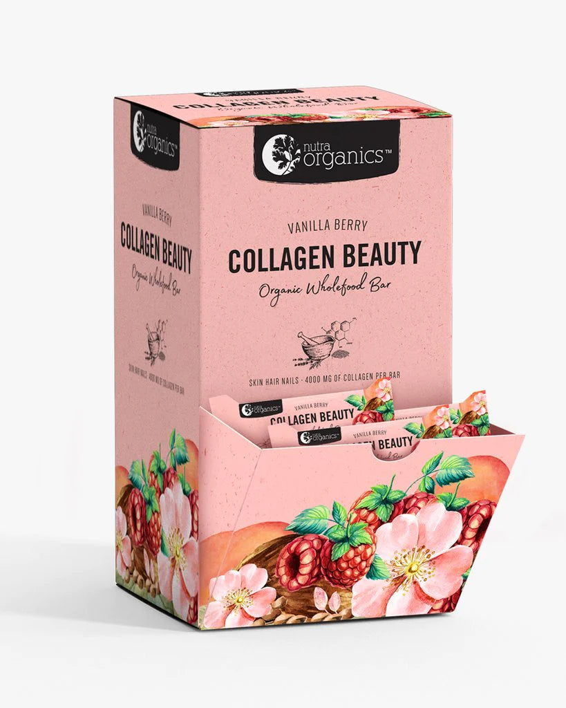 Nutra Organics Collagen Beauty Bars Vanilla Berry