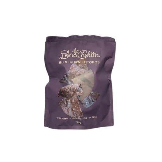 Organic Blue Corn Totopos 170gm (CTN 12)