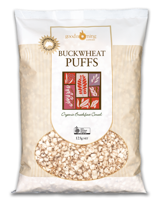 Good Morning Cereals Organic Puffed Buckwheat 125g