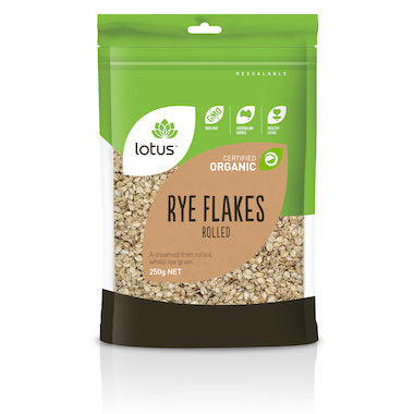 Rye Flakes Rolled Organic 250g