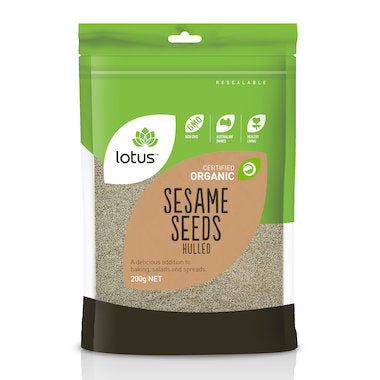 Sesame Seeds Hulled Organic GF 200g