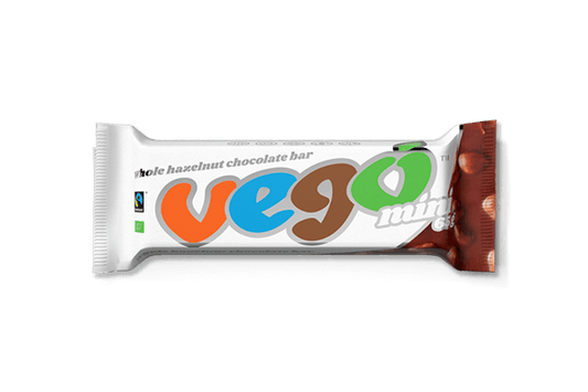 VEGO Whole Hazelnut Chocolate Bar Mini 20x65g