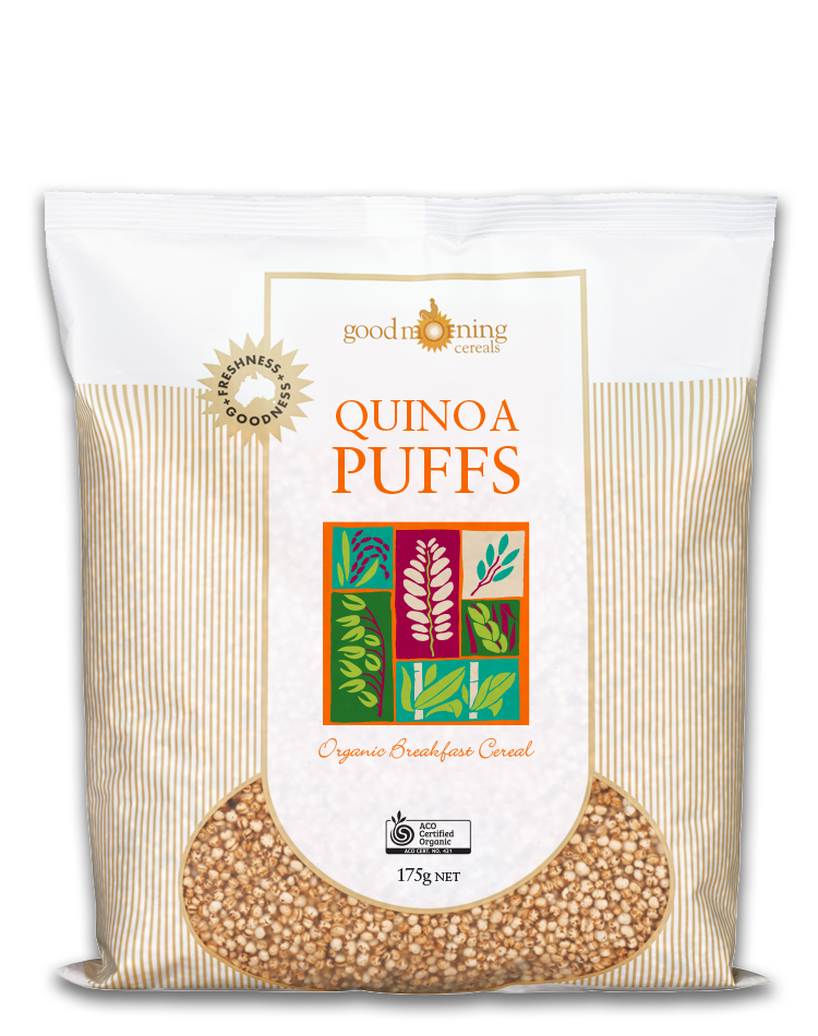 Good Morning Cereals Organic Quinoa Puffs 175g