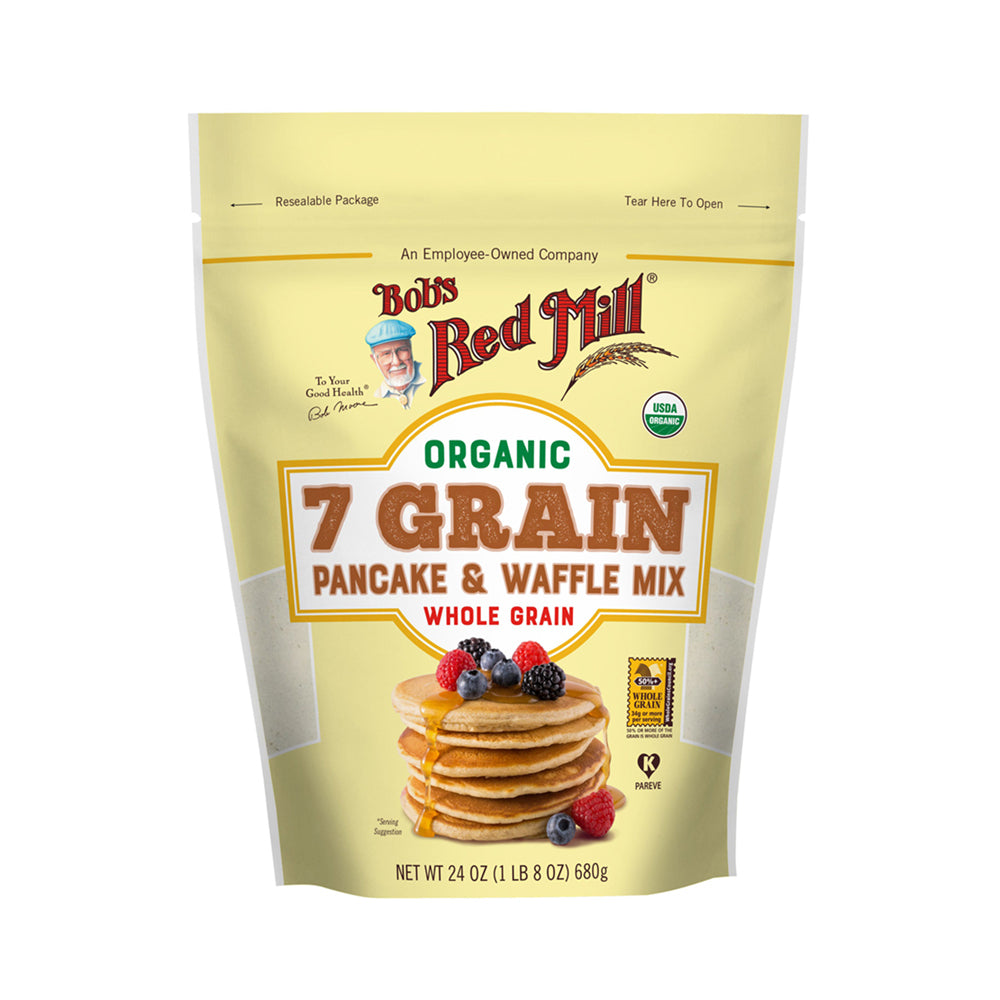 Organic 7 Grain Pancake & Waffle Mix 680g