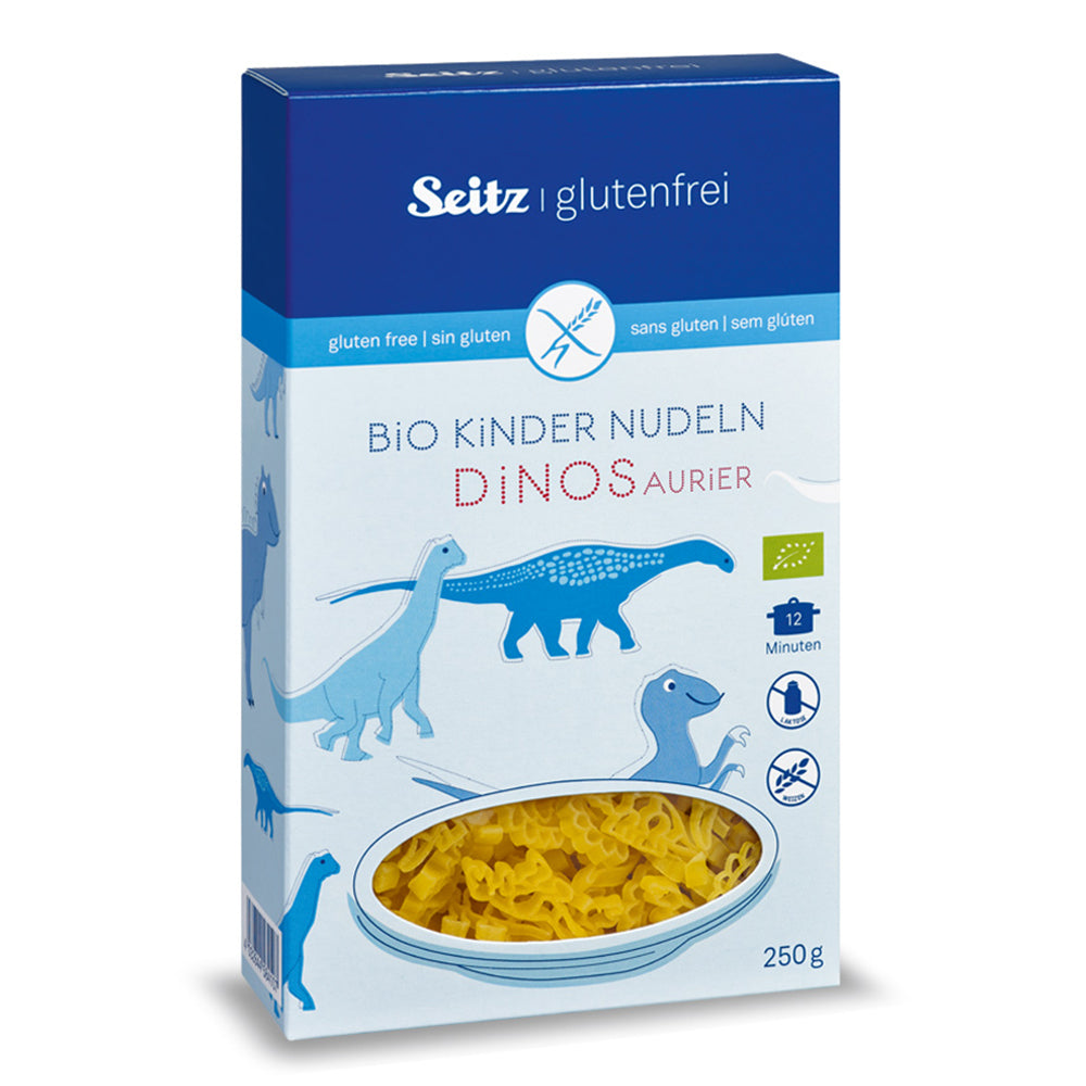 Sietz Organic Kids Pasta Gluten Free Dinos 250g
