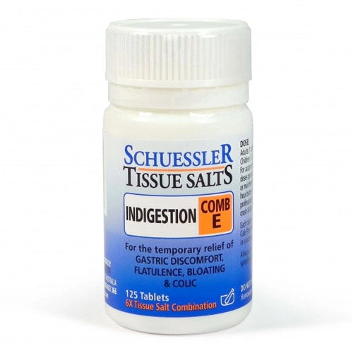 Schuessler Tissue Salts Comb E (Indigestion) 125t