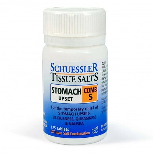 Schuessler Tissue Salts Comb S (Stomach Upset) 125t