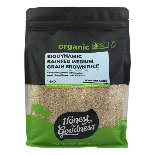 Honest To Goodness Biodynamic Rain-Fed Brown Rice 1.5KG