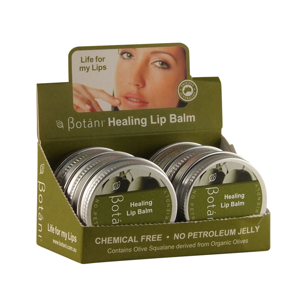 Botani Lip Balm Healing 10g x 6 Display