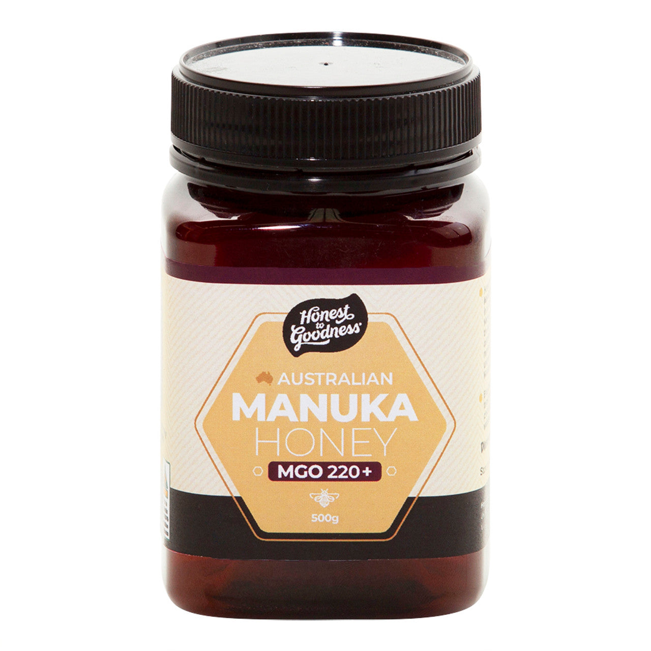 Honest To Goodness Manuka Honey 220+ MGO 500g