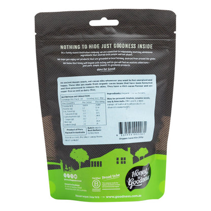 Honest To Goodness Organic Cacao Nibs 200g