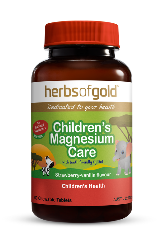Herbs Of Gold Children's Magnesium Care 60 Chewable Tablets