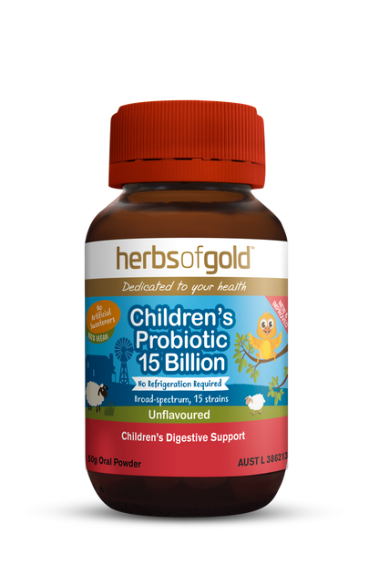Herbs Of Gold Children's Probiotic 15 Billion Unflavoured 50g