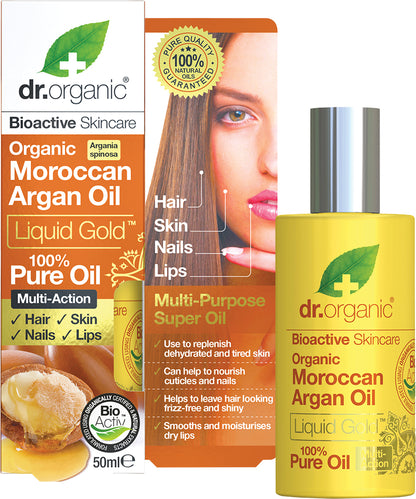 DR ORGANIC Pure Oil Organic Moroccan Argan Oil 50ml