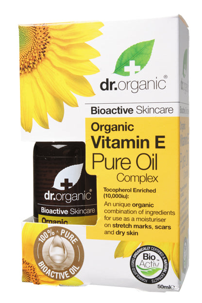 DR ORGANIC Pure Oil - Organic Vitamin E -50ml