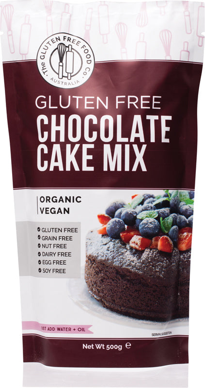 THE GLUTEN FREE FOOD CO. Chocolate Cake Mix 500g