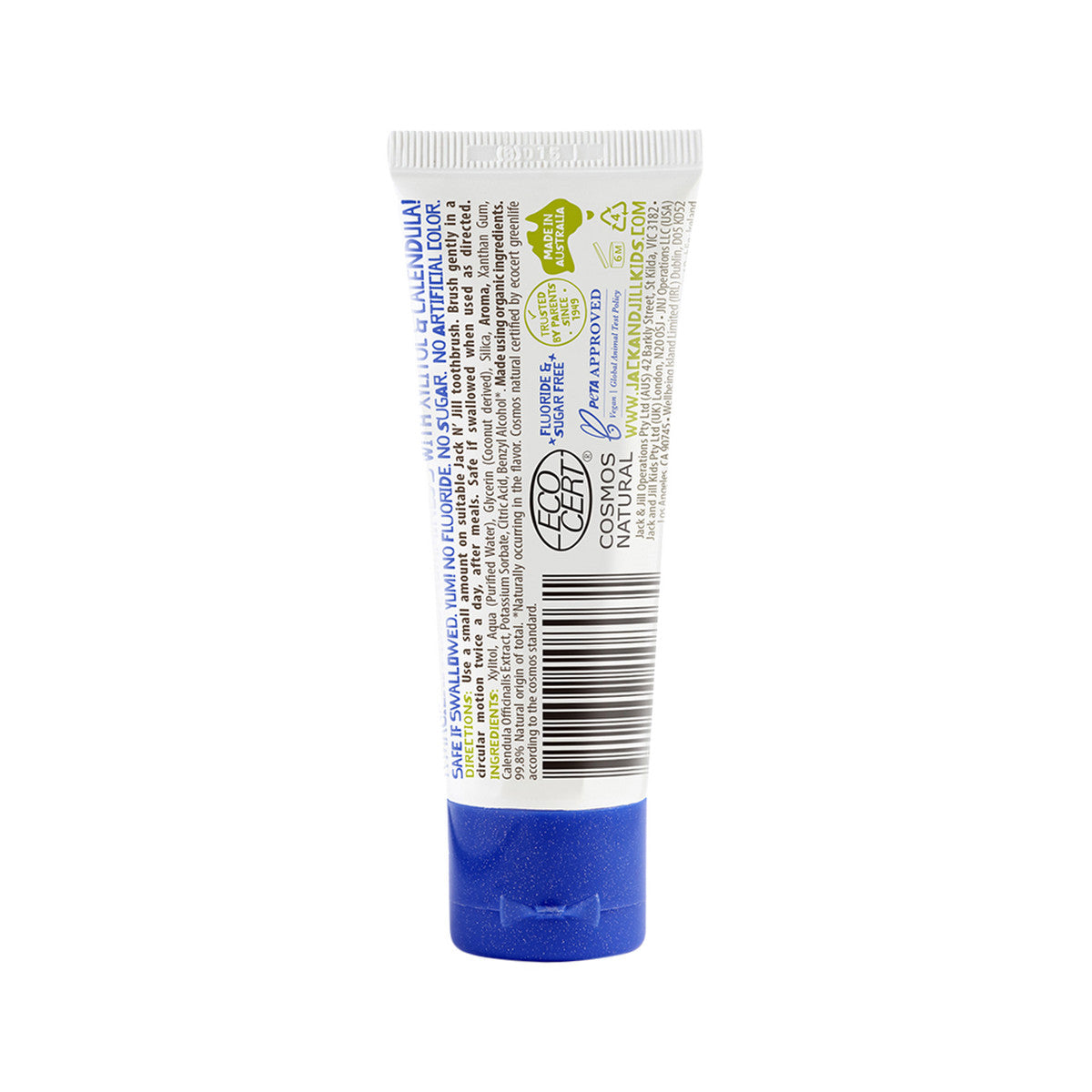 JACK N' JILL Natural Toothpaste with Calendula Bubblegum 50g