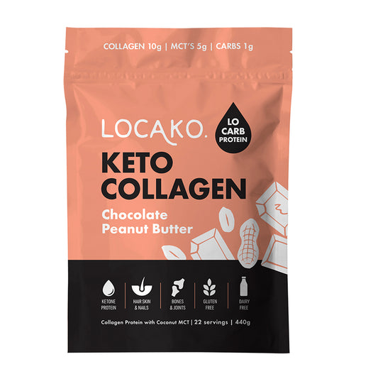 Locako Keto Collagen Chocolate Peanut Butter 440g