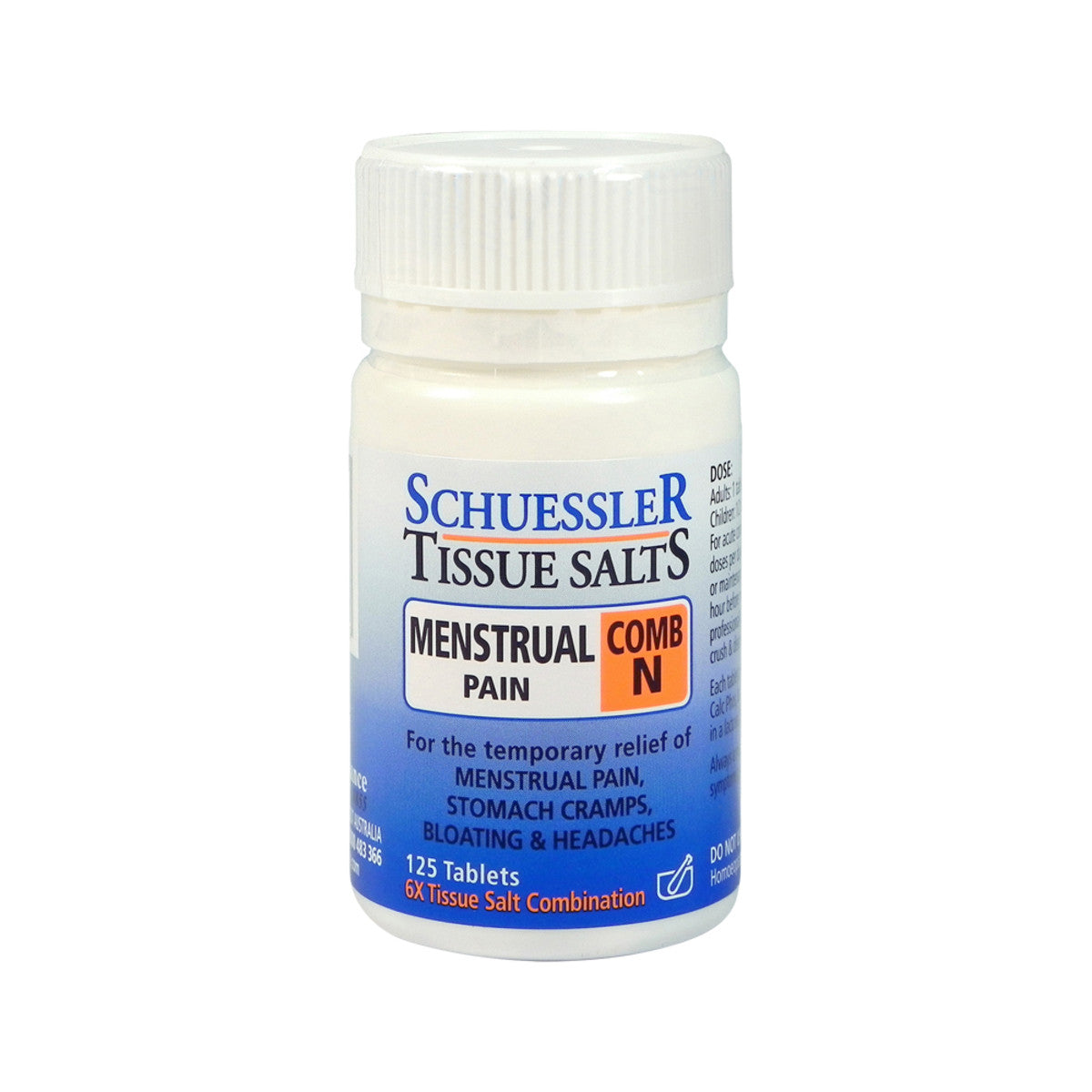 Schuessler Tissue Salts Comb N (Menstrual Pain) 125t