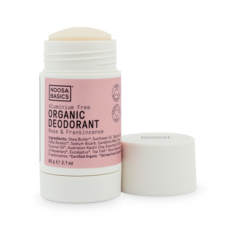 Noosa Basics Deodorant Stick - Rose & Frankincense 60g