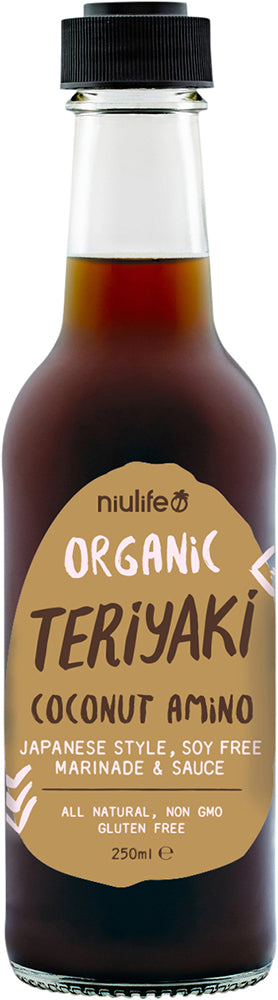 NIULIFE Organic Coconut Amino Sauce - Teriyaki 6x250ml